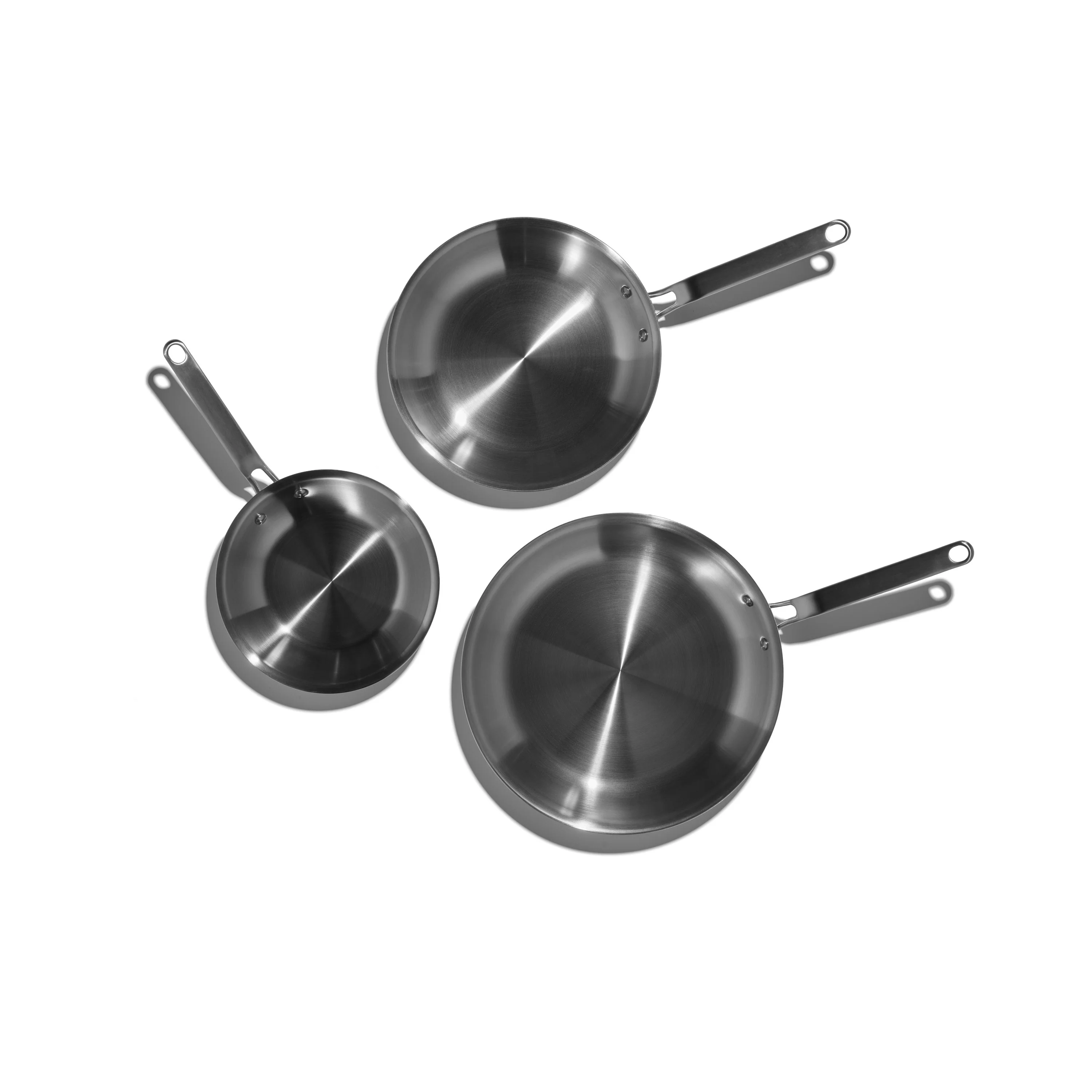 Eater x Heritage Steel 3 Piece Fry Pan Set - Image 3