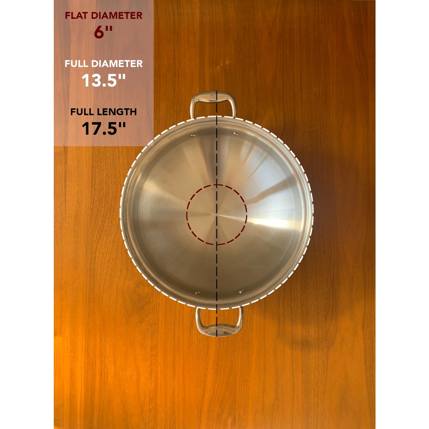 Titanium Series 13.5" Wok with Lid - Image 3